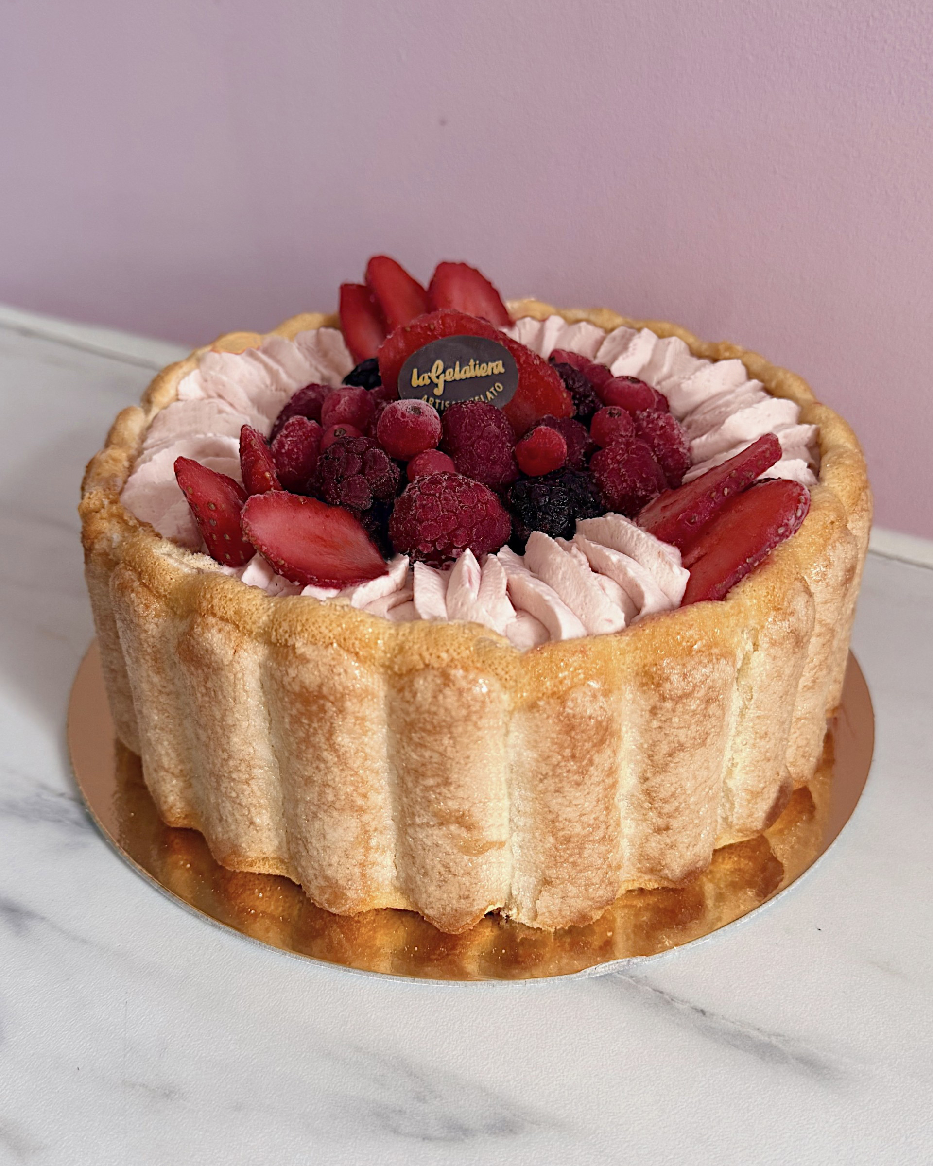 La Charlotte aux fraises glacée | La Gelatiera, artisan glacier