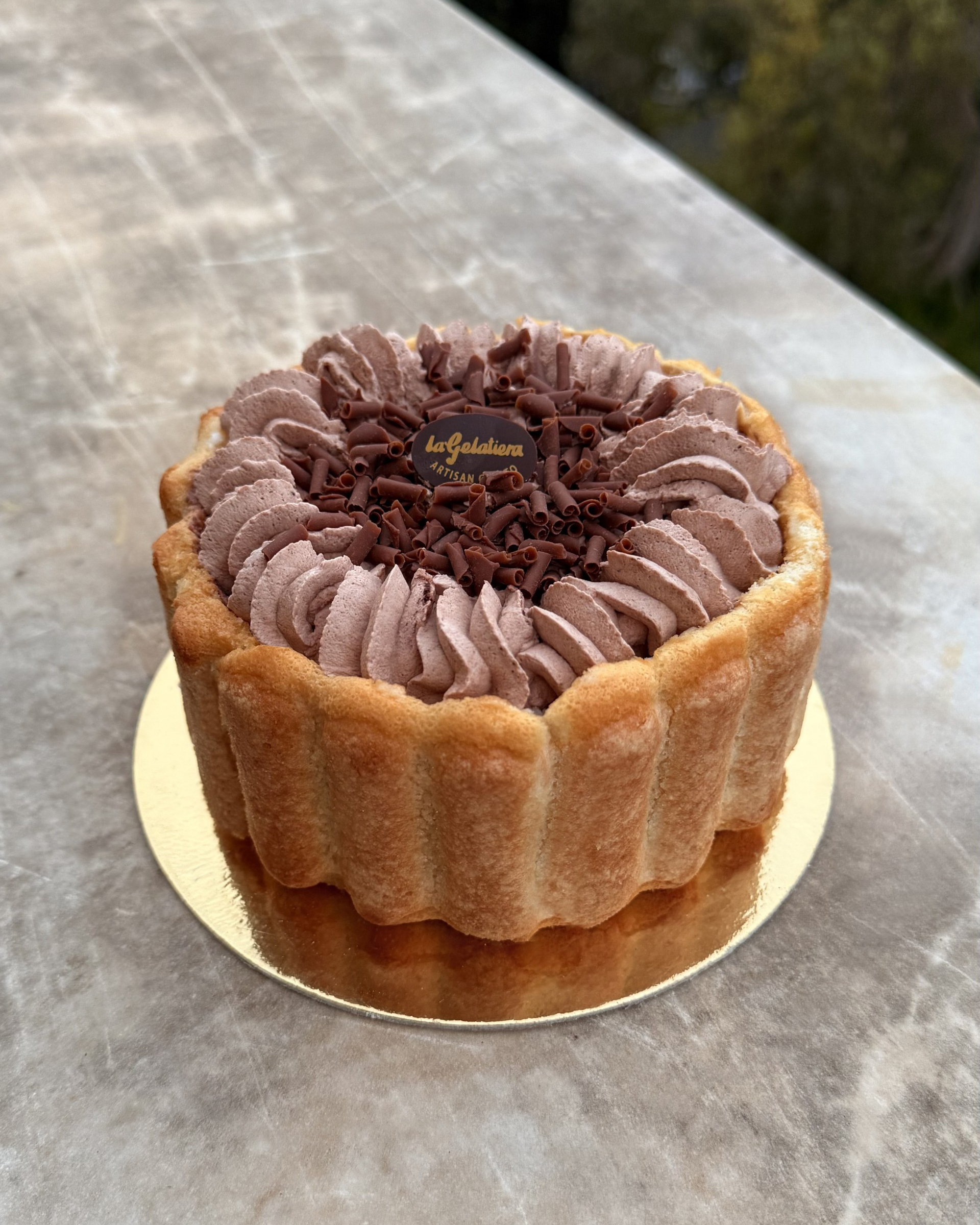 La Charlotte glacée poire chocolat | La Gelatiera, artisan glacier – Image 2